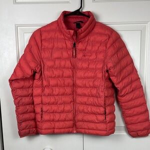 Marmot Kids Vibrant Red Quilted Puffer Jacket - XL